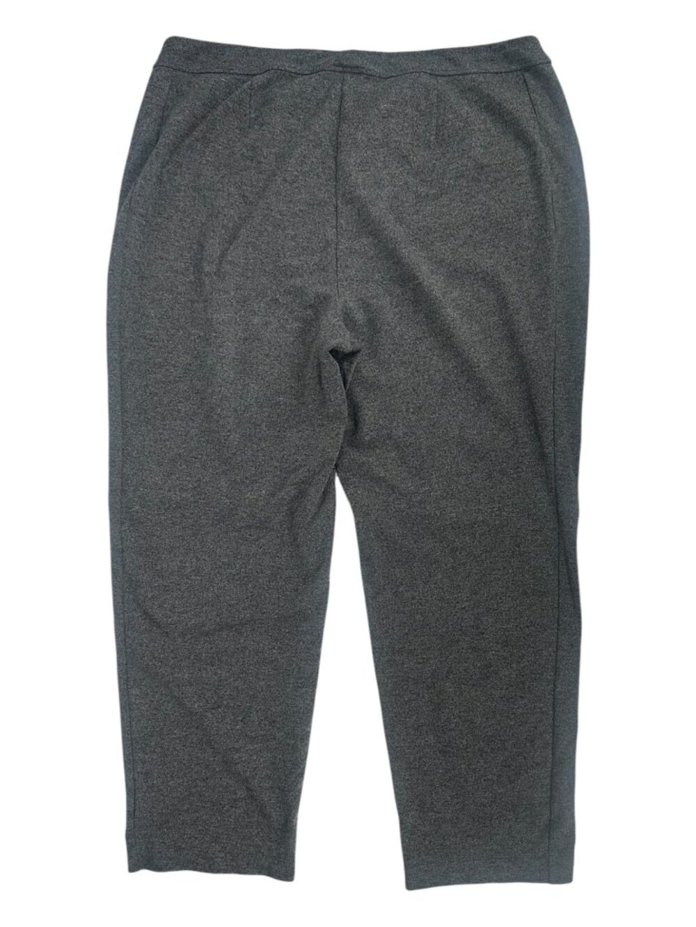 J Jill Wearever Pull On Ponte Knit Straight Leg Pants XL Heather Gray Career - Picture 2 of 8